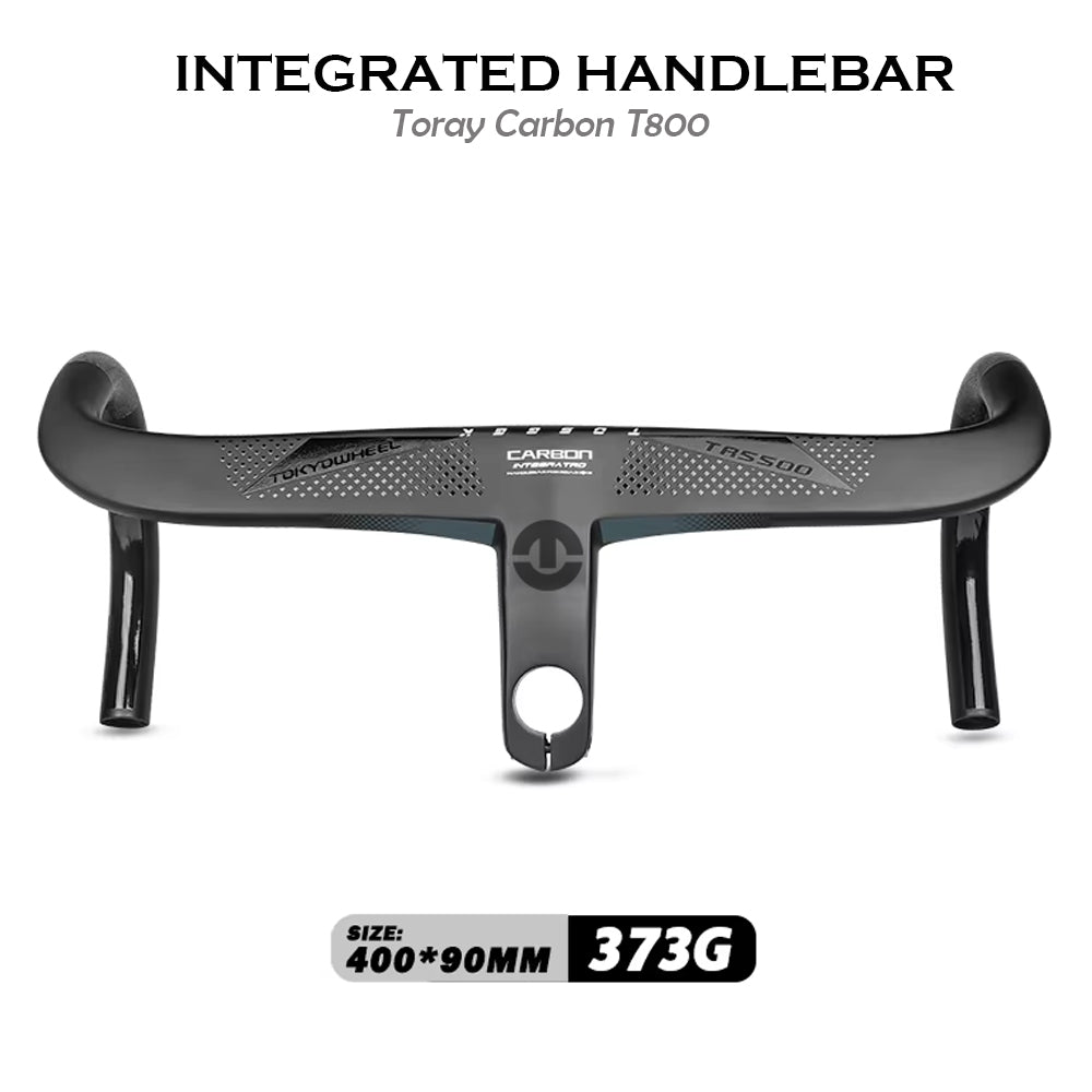 【極美品】CarbonFiberMTB IntegratedHandlebar Road Bicycle Integrated Carbon Handlebar – Tokyowheel