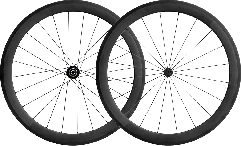 Epic 50 Wheelset - Vapor 2 Hubs, Sapim Spokes, No-Logo Decals