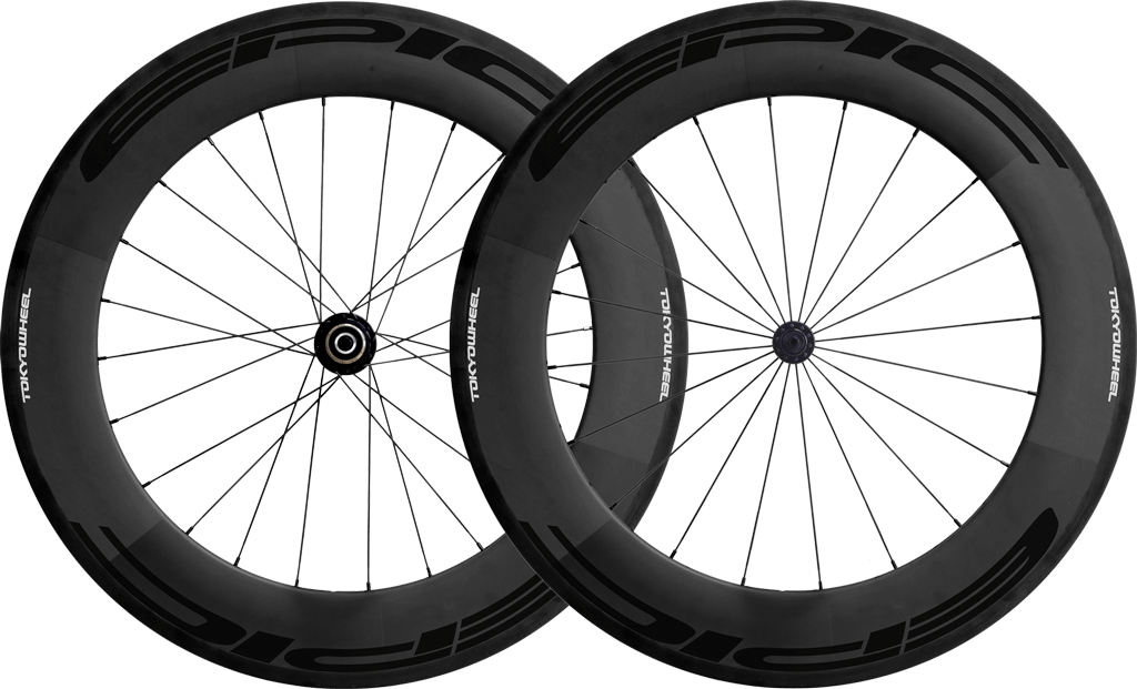 Epic 88 Wheelset - Ceramic Bearing Vapor 2 Hubs, wing20 Spokes, no Decals